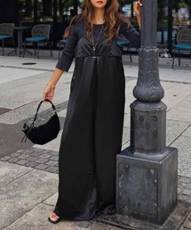 esutoreja（エストレジャ）の「サテンキャミソールオールインワン（つなぎ/オールインワン）」