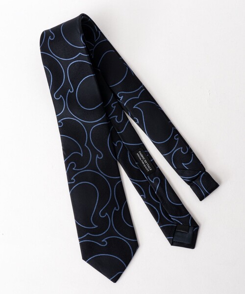 NOLLEY’S（ノーリーズ）の「PINTO ラインアートジャガードネクタイ 25AWコレクション（ネクタイ・メンズ・ブルー系その他6・FREE）」の3枚目の写真