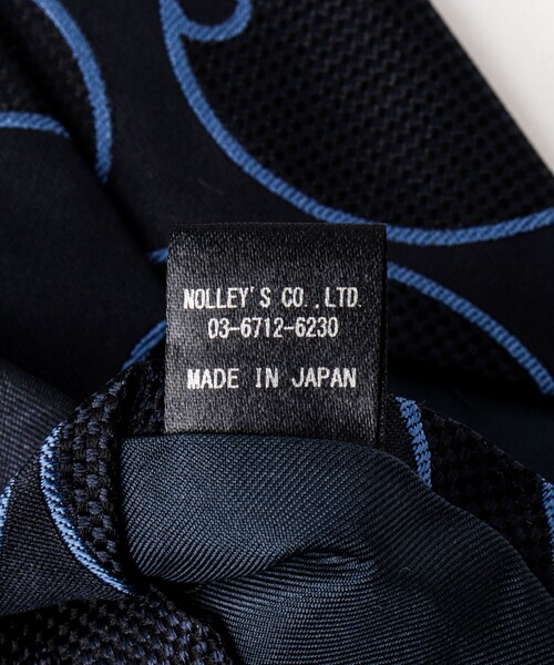 NOLLEY’S（ノーリーズ）の「PINTO ラインアートジャガードネクタイ 25AWコレクション（ネクタイ・メンズ・ブルー系その他6・FREE）」の7枚目の写真