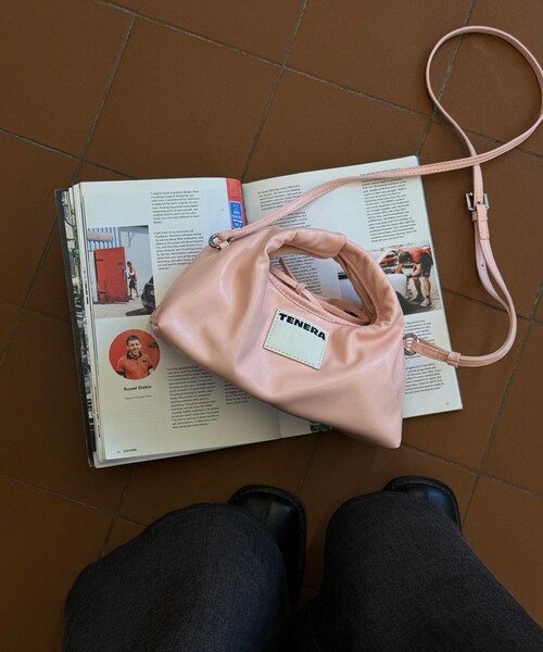 EMMEL REFINES（エメルリファインズ）の「＜TENERA＞ミニ ショルダーバッグ＜ Select by EMMEL REFINES ＞（ショルダーバッグ・レディース・ライトブルー/ライトピンク・FREE）」の9枚目の写真