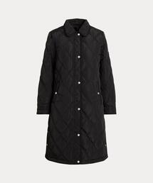 A|X アルマーニ エクスチェンジ】エコファーブラックロングコート