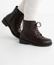 POMPKINS（ポプキンズ）の「【POMPKINS/ポプキンズ】ミドルヒールレースアップブーツ（ブーツ）」