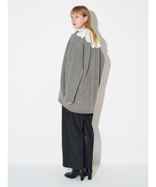 ELENDEEK（エレンディーク）の「アシメラッフルカラーブラウス（シャツ/ブラウス・レディース・オフホワイト/ブルー・FREE）」の18枚目の写真