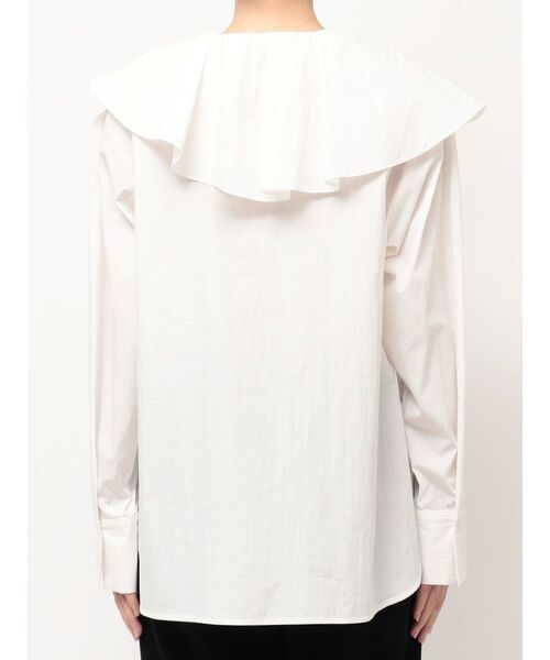 ELENDEEK（エレンディーク）の「アシメラッフルカラーブラウス（シャツ/ブラウス・レディース・オフホワイト/ブルー・FREE）」の21枚目の写真