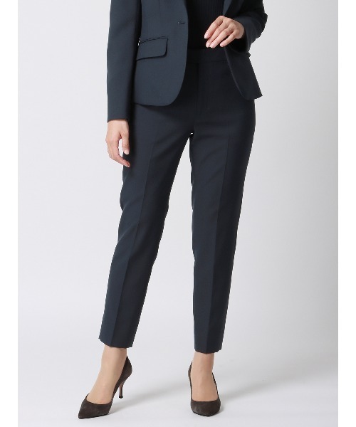 SUIT SQUARE(スーツスクエア)の「テーパードパンツ ウォッシャブル ドライストレッチ 無地(スーツパンツ・レディース・ベージュ系/カーキ系/ネイビー系・36(7号)/40(11号)/38(9号))」の3枚目の写真