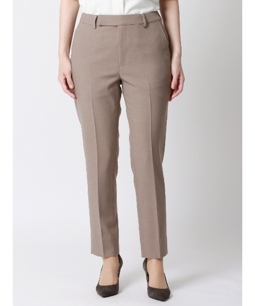 SUIT SQUARE(スーツスクエア)の「テーパードパンツ ウォッシャブル ドライストレッチ 無地(スーツパンツ・レディース・ベージュ系/カーキ系/ネイビー系・36(7号)/40(11号)/38(9号))」の19枚目の写真