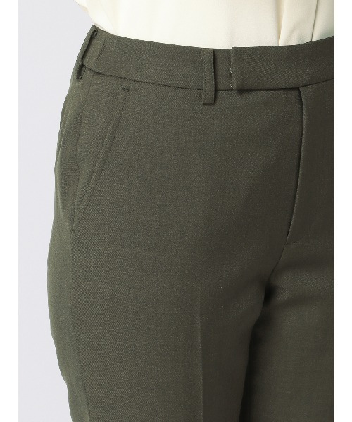 SUIT SQUARE(スーツスクエア)の「テーパードパンツ ウォッシャブル ドライストレッチ 無地(スーツパンツ・レディース・ベージュ系/カーキ系/ネイビー系・36(7号)/40(11号)/38(9号))」の10枚目の写真