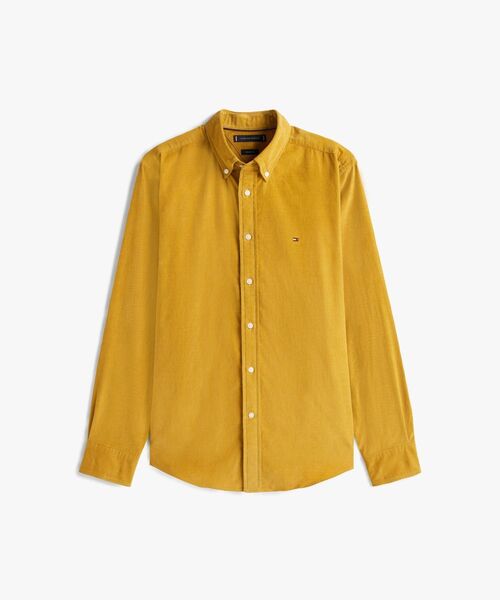TOMMY HILFIGER（トミーヒルフィガー）の「ソリッドコーデュロイシャツ（シャツ/ブラウス・メンズ・カーキ/イエロー系その他4/バーガンディー/ネイビー系2・LARGE/MEDIUM/X-LARGE/SMALL）」の18枚目の写真