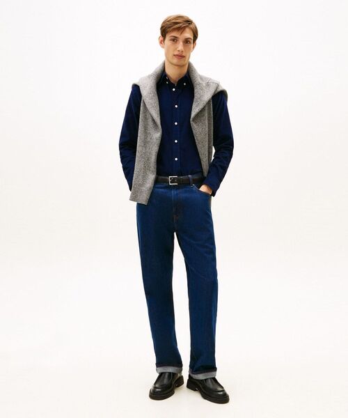 TOMMY HILFIGER（トミーヒルフィガー）の「ソリッドコーデュロイシャツ（シャツ/ブラウス・メンズ・カーキ/イエロー系その他4/バーガンディー/ネイビー系2・LARGE/MEDIUM/X-LARGE/SMALL）」の20枚目の写真