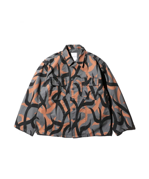 made in standard (メイドインスタンダード)の「【MADE IN STANDARD】FATIGUE UNIFORM SHIRT JACKET/ミリタリー/【WEB限定】(ブルゾン・メンズ・グレー/ブラック・M/L)」の3枚目の写真