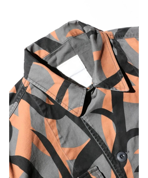 made in standard (メイドインスタンダード)の「【MADE IN STANDARD】FATIGUE UNIFORM SHIRT JACKET/ミリタリー/【WEB限定】(ブルゾン・メンズ・グレー/ブラック・M/L)」の4枚目の写真