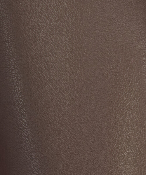 COMME CA ISM（コムサイズム）の「合成皮革 カーディガン / セットアップ対応（カーディガン/ボレロ・レディース・ブラウン/ブラック・MEDIUM/LARGE）」の14枚目の写真