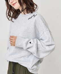 ハートモチーフ裏毛プルオーバー