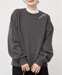 coen（コーエン）の「ハートモチーフ裏毛プルオーバー（スウェット）」