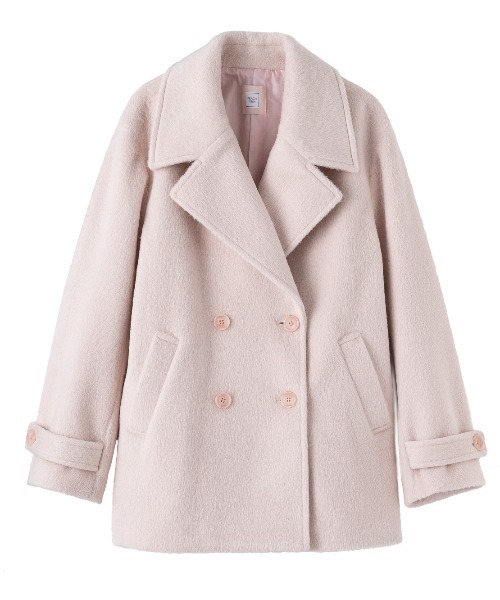 セール】シャギーショートPコート（ピーコート）｜PEACH JOHN（ピーチ