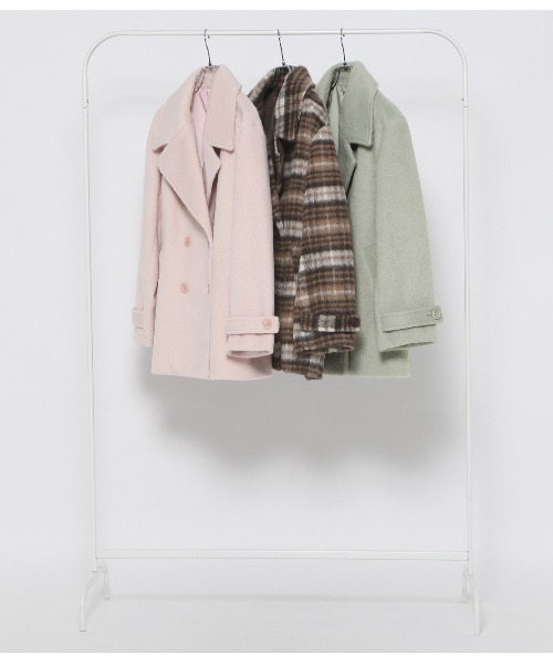 セール】シャギーショートPコート（ピーコート）｜PEACH JOHN（ピーチ