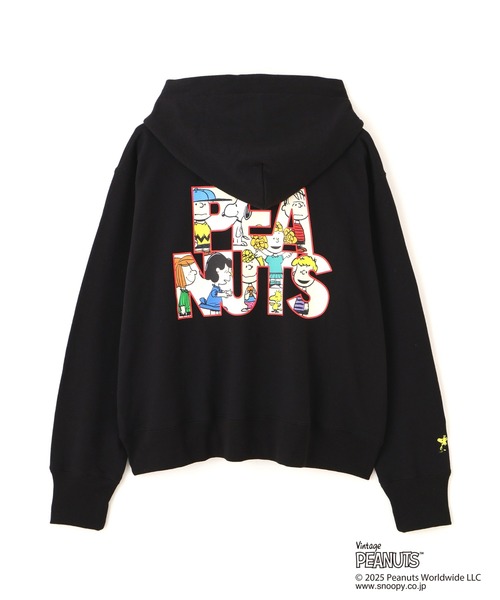 PEANUTS（ピーナッツ）の「《AVIREX × PEANUTS》PULLOVER PARKA / プルオーバーパーカー / ピーナッツ / アヴィレックス（パーカー・レディース・ブラック/パープル/ライトグレー・F）」の11枚目の写真