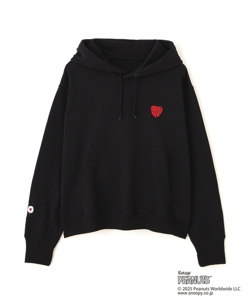 PEANUTS（ピーナッツ）の「《AVIREX × PEANUTS》PULLOVER PARKA / プルオーバーパーカー / ピーナッツ / アヴィレックス（パーカー・レディース・ブラック/パープル/ライトグレー・F）」の22枚目の写真