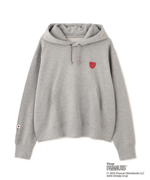 PEANUTS（ピーナッツ）の「《AVIREX × PEANUTS》PULLOVER PARKA / プルオーバーパーカー / ピーナッツ / アヴィレックス（パーカー・レディース・ブラック/パープル/ライトグレー・F）」の8枚目の写真
