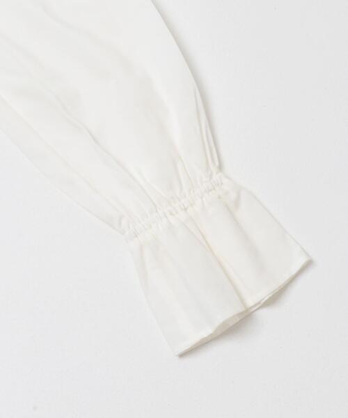 URBAN RESEARCH DOORS（アーバンリサーチドアーズ）の「コットンレーヨンリボンブラウス（シャツ/ブラウス・レディース・オフホワイト/チャコールグレー・MEDIUM）」の11枚目の写真