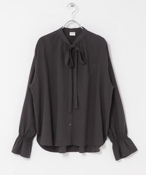 セール】コットンレーヨンリボンブラウス（シャツ/ブラウス）｜URBAN