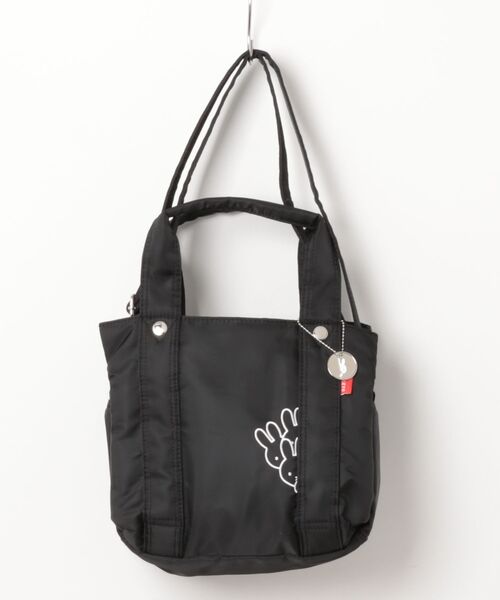 zucchero(ズッケロ)の「miffy ミッフィー ショルダーバッグ トートバッグ レディース 2wayバッグ マザーバッグ ナイロン かくれんぼミッフィー 62091(ショルダーバッグ・レディース・ベージュ/カーキ/ブラック/ピンク/ブラウン・FREE)」の2枚目の写真