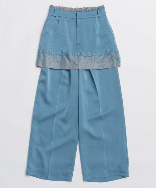 MASIONSPECIAL メゾンスペシャル スカートパンツ MAISON SPECIAL（メゾンスペシャル） パンツ Pleated Skirt Layered