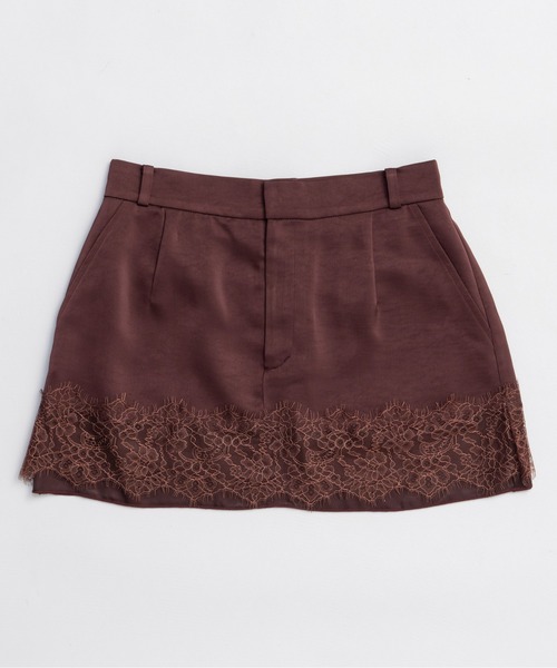 MAISON SPECIAL(メゾンスペシャル)の「Satin Skirt Pants / サテンスカートパンツ(その他パンツ・レディース・ブラック/ブルー/ボルドー・38/36)」の14枚目の写真