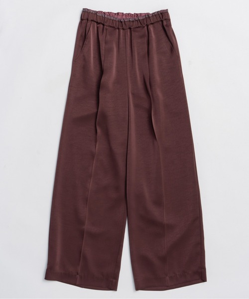 MAISON SPECIAL(メゾンスペシャル)の「Satin Skirt Pants / サテンスカートパンツ(その他パンツ・レディース・ブラック/ブルー/ボルドー・38/36)」の13枚目の写真