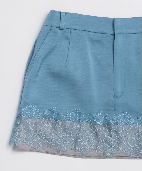 MAISON SPECIAL(メゾンスペシャル)の「Satin Skirt Pants / サテンスカートパンツ(その他パンツ・レディース・ブラック/ブルー/ボルドー・38/36)」の22枚目の写真