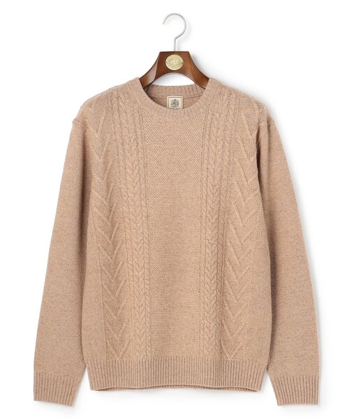 セール】ウール×カシミヤの上質素材【Cash Lamb's Wool】ケーブル