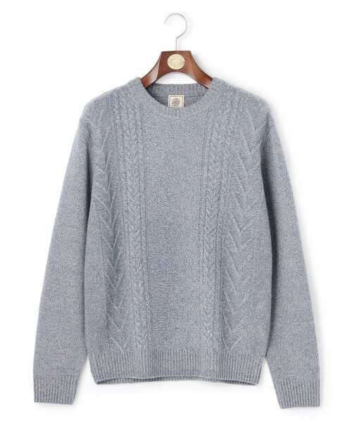 セール】ウール×カシミヤの上質素材【Cash Lamb's Wool】ケーブル