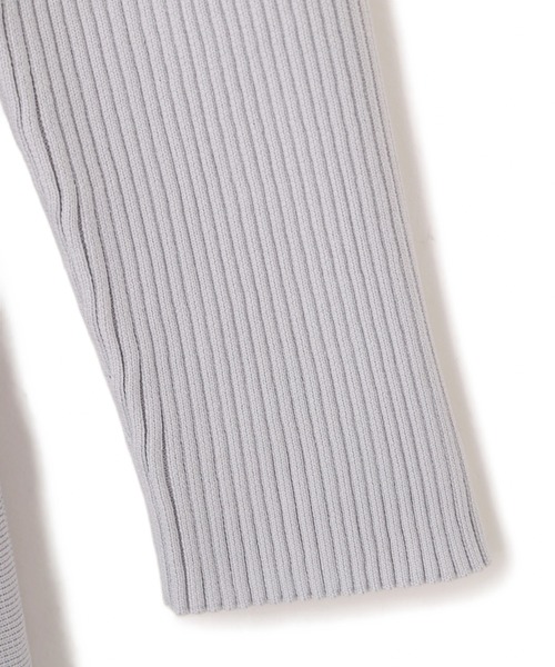 JILL by JILL STUART（ジルバイジルスチュアート）の「◇フリルポロニットワンピース（ワンピース・レディース・グレー/ブラック/ホワイト・FREE）」の13枚目の写真