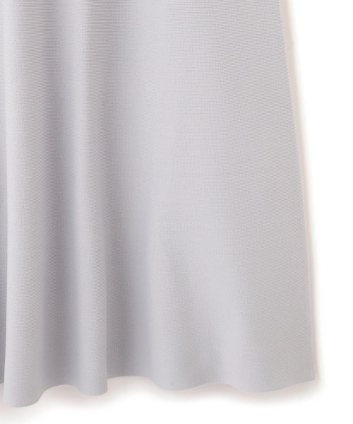 JILL by JILL STUART（ジルバイジルスチュアート）の「◇フリルポロニットワンピース（ワンピース・レディース・グレー/ブラック/ホワイト・FREE）」の14枚目の写真