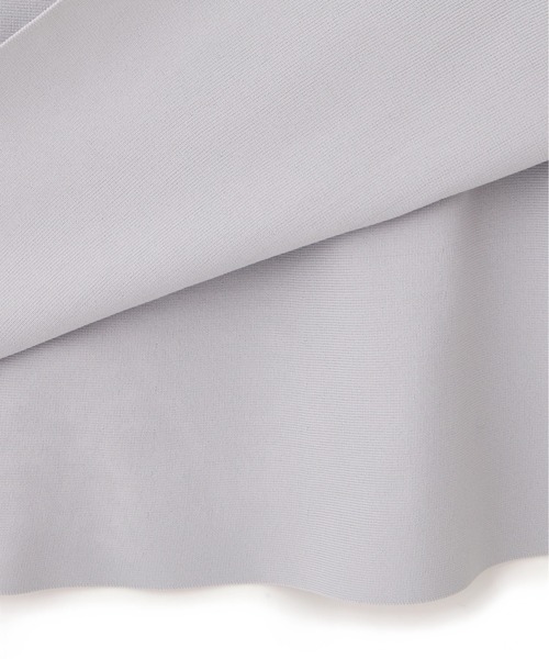 JILL by JILL STUART（ジルバイジルスチュアート）の「◇フリルポロニットワンピース（ワンピース・レディース・グレー/ブラック/ホワイト・FREE）」の15枚目の写真