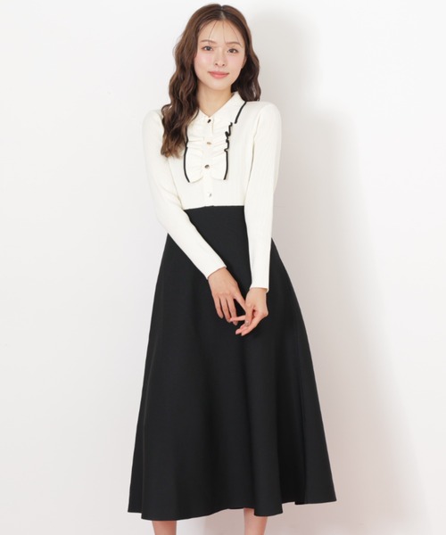 ◇フリルポロニットワンピース（ワンピース）｜JILL by JILL STUART