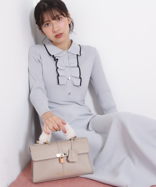 セール】◇フリルポロニットワンピース（ワンピース）｜JILL by JILL