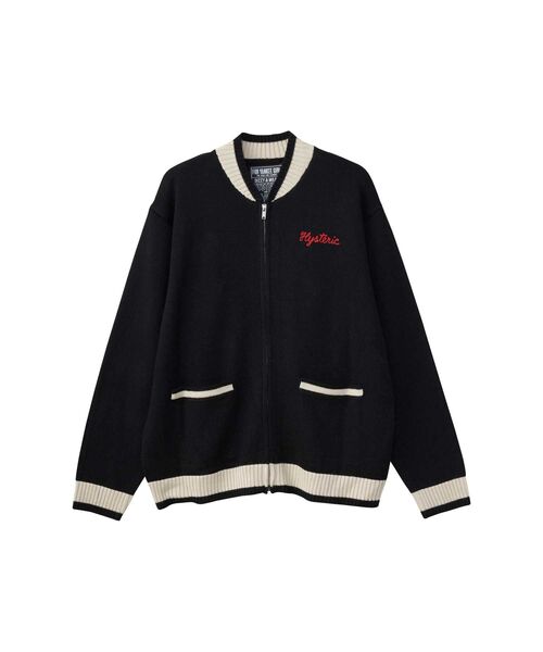 HYSTERIC GLAMOUR（ヒステリックグラマー）の「BORED MICHIGAN刺繍 ジャンパー（その他アウター・メンズ・オレンジ/ブラック/パープル・SMALL/MEDIUM/LARGE/X-LARGE）」の2枚目の写真