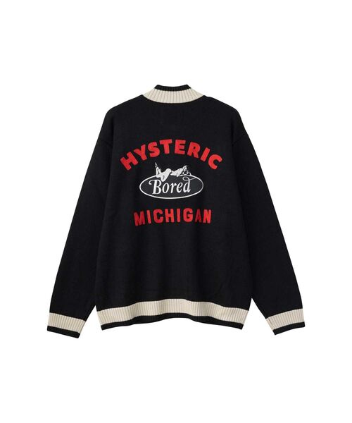 HYSTERIC GLAMOUR（ヒステリックグラマー）の「BORED MICHIGAN刺繍 ジャンパー（その他アウター・メンズ・オレンジ/ブラック/パープル・SMALL/MEDIUM/LARGE/X-LARGE）」の8枚目の写真