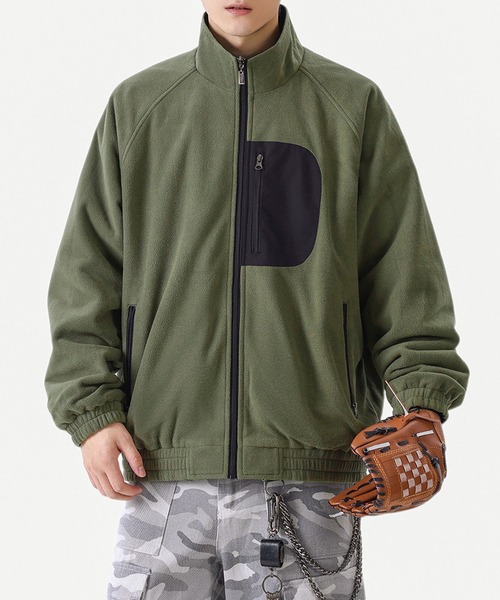 aimoha(アイモハ)の「リバーシブルナイロン×フリースジャケット/Reversible nylon and fleece jacket (SS)(ブルゾン・メンズ・ブラック/ブラウン/ホワイト・XX-LARGE/LARGE/X-LARGE)」の18枚目の写真