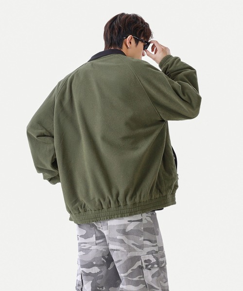 aimoha(アイモハ)の「リバーシブルナイロン×フリースジャケット/Reversible nylon and fleece jacket (SS)(ブルゾン・メンズ・ブラック/ブラウン/ホワイト・XX-LARGE/LARGE/X-LARGE)」の17枚目の写真