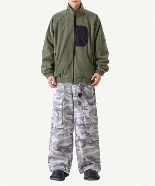 aimoha(アイモハ)の「リバーシブルナイロン×フリースジャケット/Reversible nylon and fleece jacket (SS)(ブルゾン・メンズ・ブラック/ブラウン/ホワイト・XX-LARGE/LARGE/X-LARGE)」の13枚目の写真