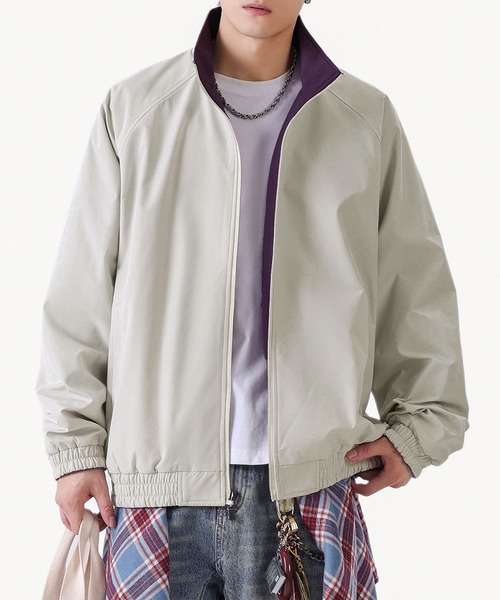 aimoha(アイモハ)の「リバーシブルナイロン×フリースジャケット/Reversible nylon and fleece jacket (SS)(ブルゾン・メンズ・ブラック/ブラウン/ホワイト・XX-LARGE/LARGE/X-LARGE)」の11枚目の写真