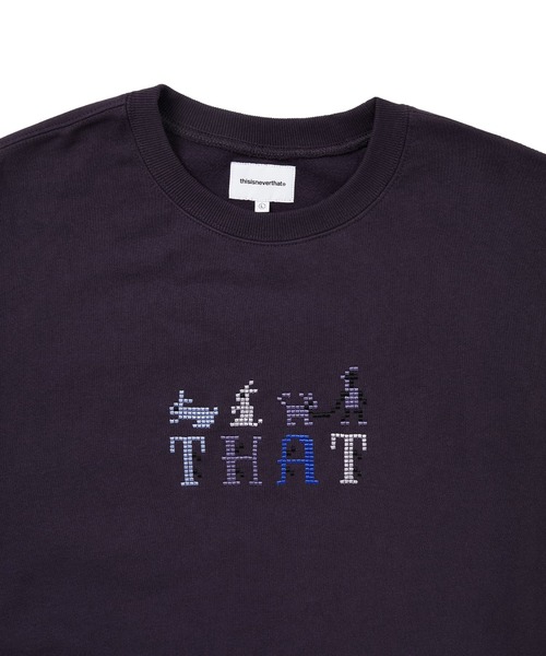 thisisneverthat(ディスイズネバーザット)の「THAT Embroidered Crewneck(スウェット・メンズ・ブラック/ダークグレー/ダークパープル・M/L/XL/S)」の10枚目の写真