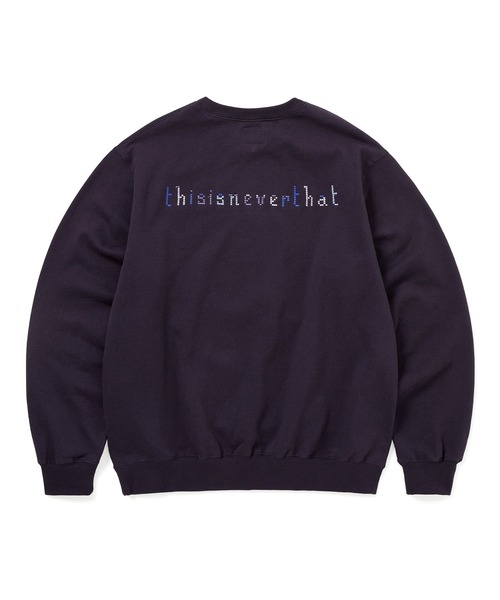 thisisneverthat(ディスイズネバーザット)の「THAT Embroidered Crewneck(スウェット・メンズ・ブラック/ダークグレー/ダークパープル・M/L/XL/S)」の12枚目の写真