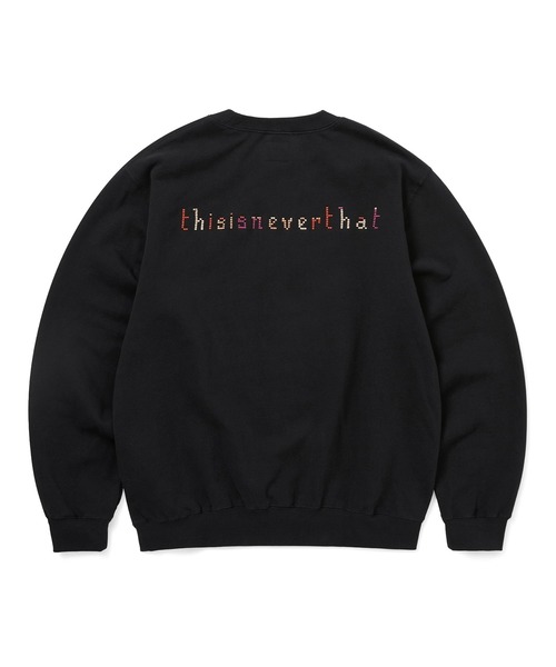 thisisneverthat(ディスイズネバーザット)の「THAT Embroidered Crewneck(スウェット・メンズ・ブラック/ダークグレー/ダークパープル・M/L/XL/S)」の6枚目の写真