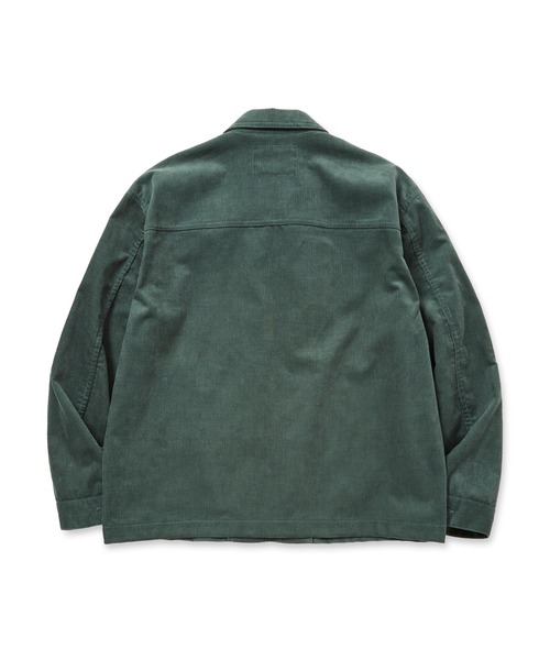 CALEE(キャリー)の「CAL NT LOGO CORDUROY SWINGTOP(ブルゾン・メンズ・グリーン/ブラック・LARGE/MEDIUM/X-LARGE)」の4枚目の写真