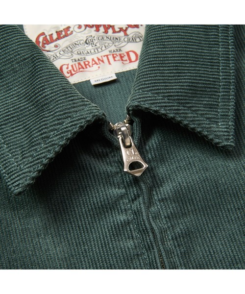 CALEE(キャリー)の「CAL NT LOGO CORDUROY SWINGTOP(ブルゾン・メンズ・グリーン/ブラック・LARGE/MEDIUM/X-LARGE)」の6枚目の写真