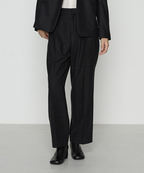 コムサ（COMME CA）/【セットアップ対応】トリアセウールフラノ ワイドパンツ セール】【セットアップ対応】トリアセウールフラノ ワイドパンツ