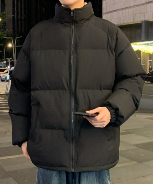 SHEPP(シープ)の「ベーシックスタンドネック中綿ジャケット(ダウンジャケット/コート・メンズ・アイボリー/カーキ/ブラック/ブラウン/グレー・L/M)」の15枚目の写真